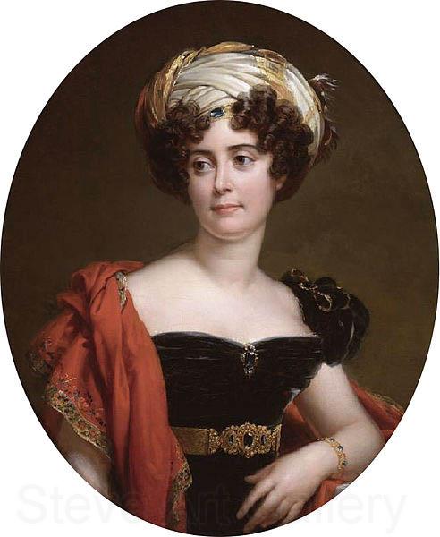 Baron Gerard Blanche-Josephine Le Bascle d'Argenteuil, duchesse de Maille Norge oil painting art